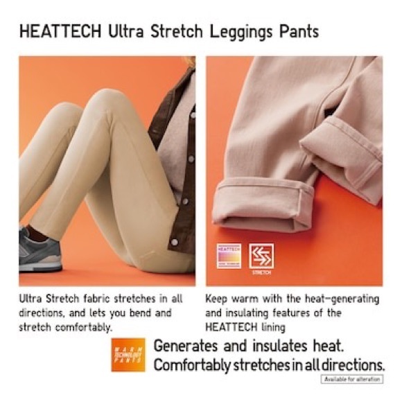 Uniqlo HEATTECH ultra stretch legging pants - Picture 6 of 10